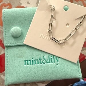 Mint & Lily Silver Chain Bracelet